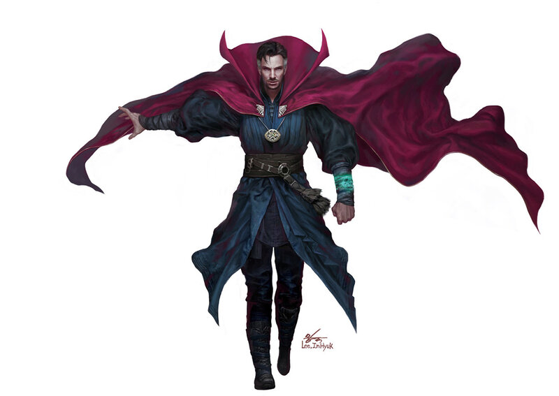 Doctor Strange Character — Red