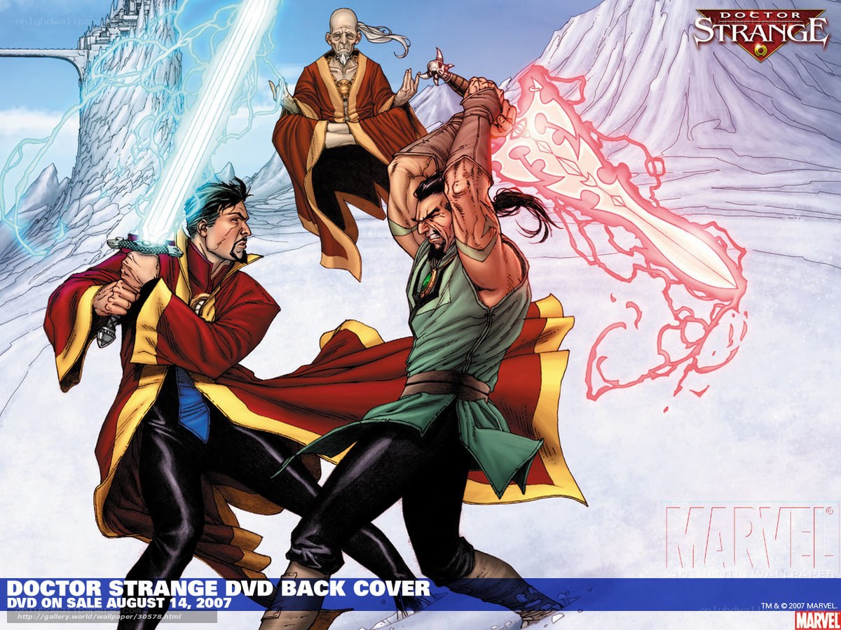 Doctor Strange DVD back cover