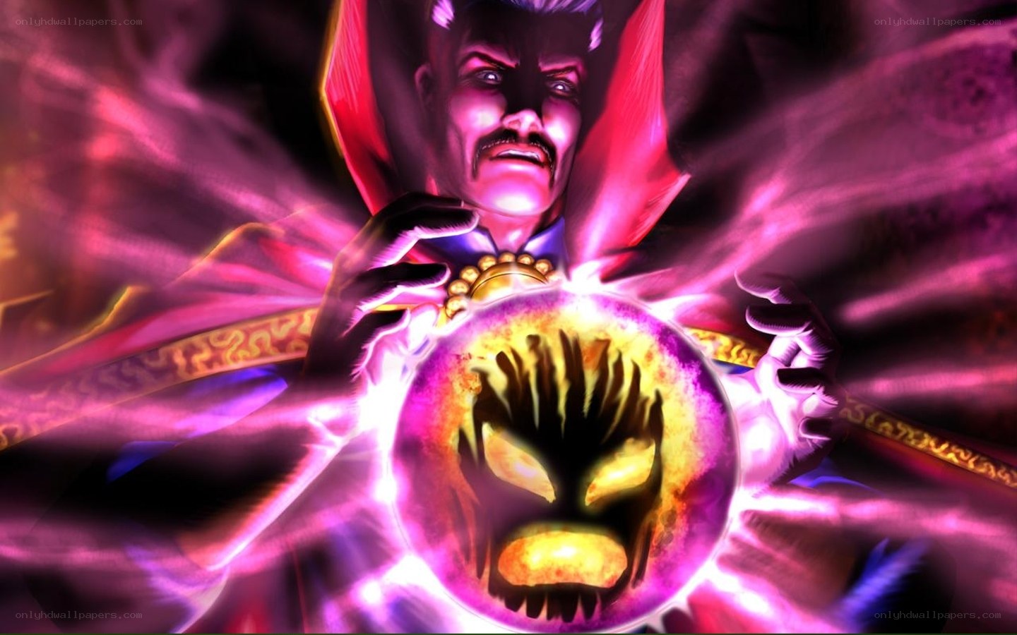 Doctor Strange with mystical orb