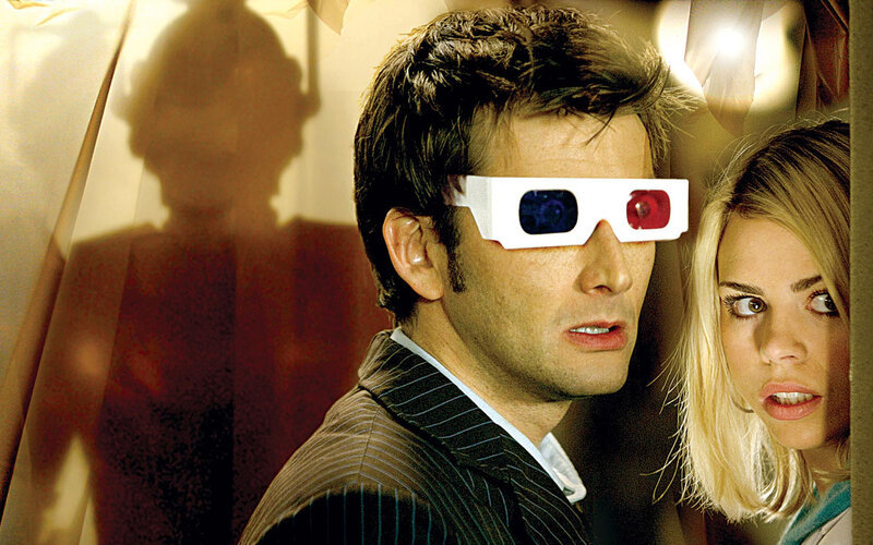 Doctor Who 3D glasses scene