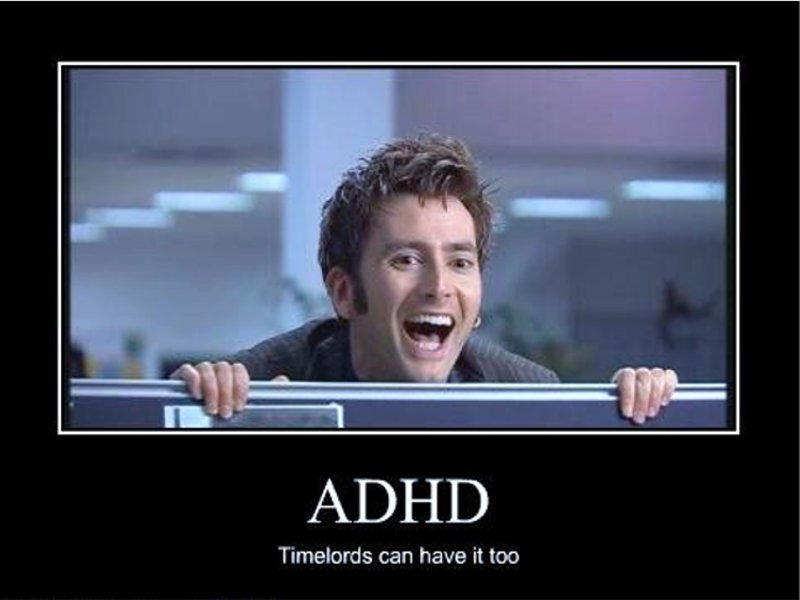 Doctor Who ADHD meme