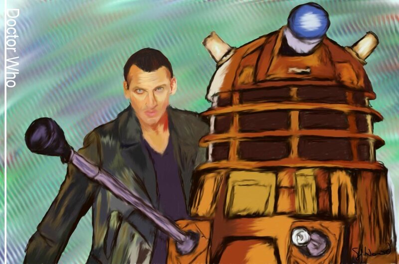 Doctor Who and a Dalek