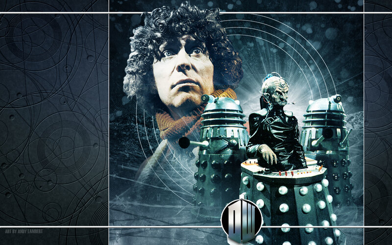 Doctor Who and Daleks artwork
