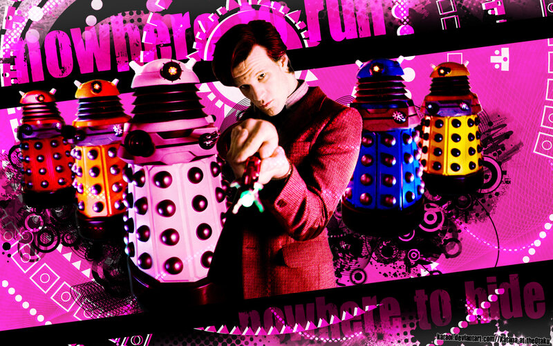 Doctor Who and Daleks collage