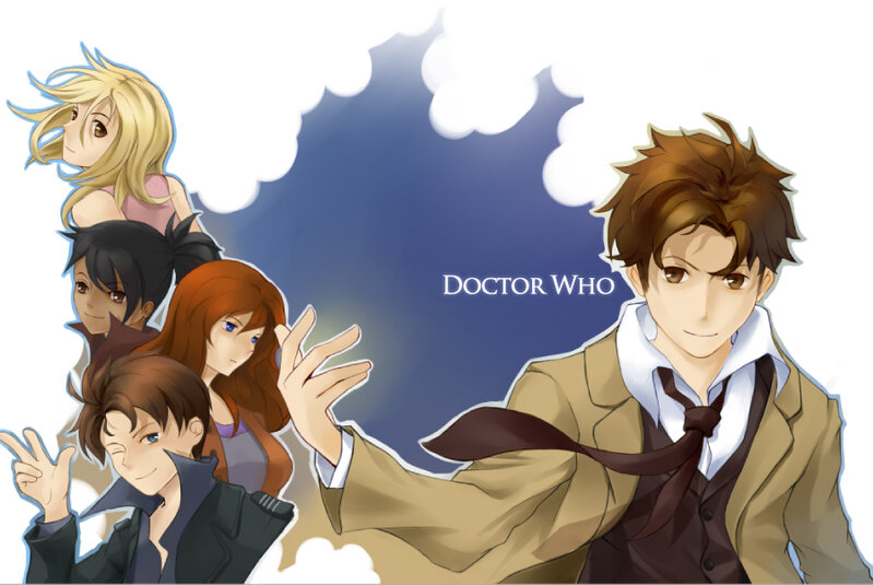 Doctor Who anime-style characters