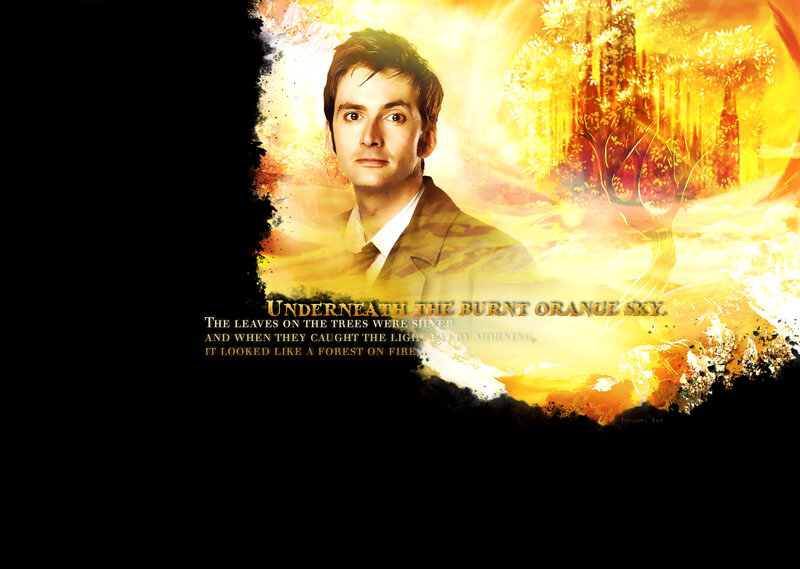 Doctor Who autumn scene