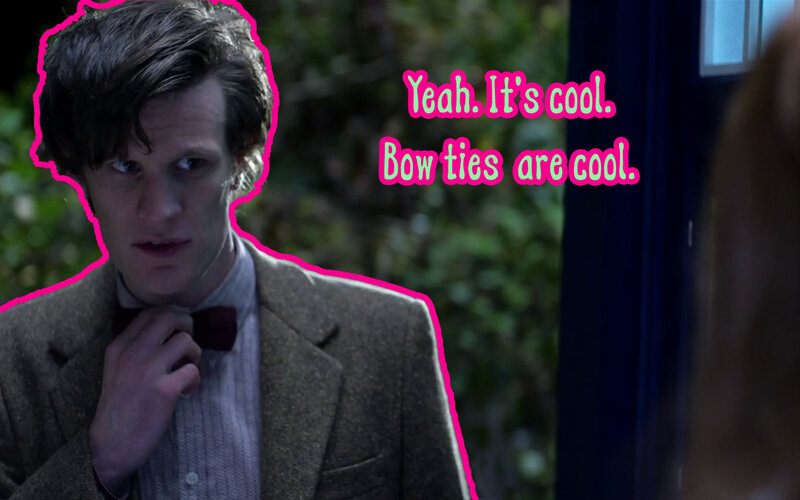 Doctor Who bow tie moment