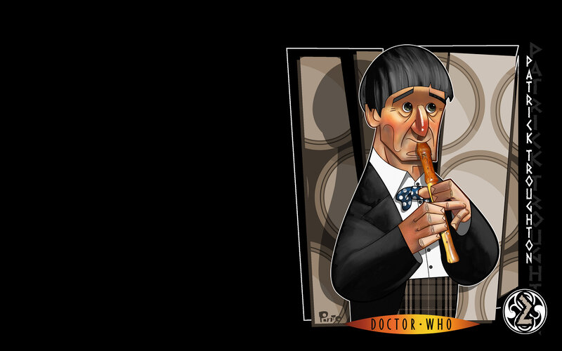 Doctor Who caricature illustration
