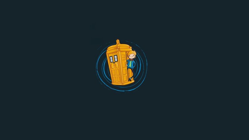 Doctor Who cartoon art