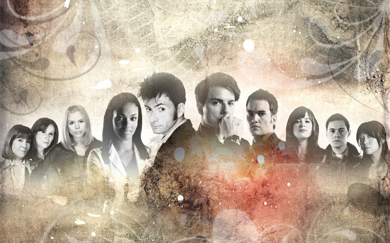 Doctor Who cast collage