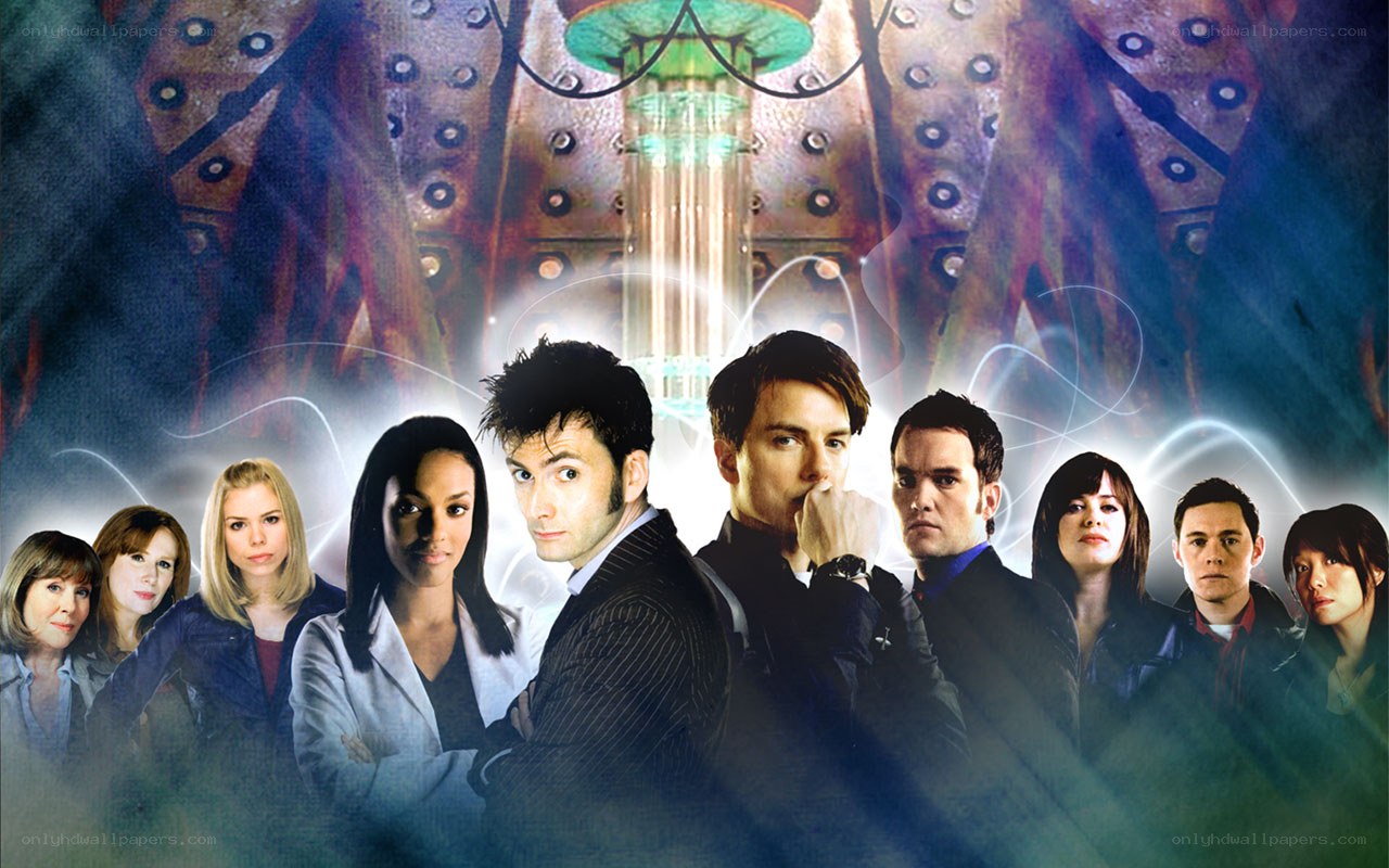 Doctor Who cast collage