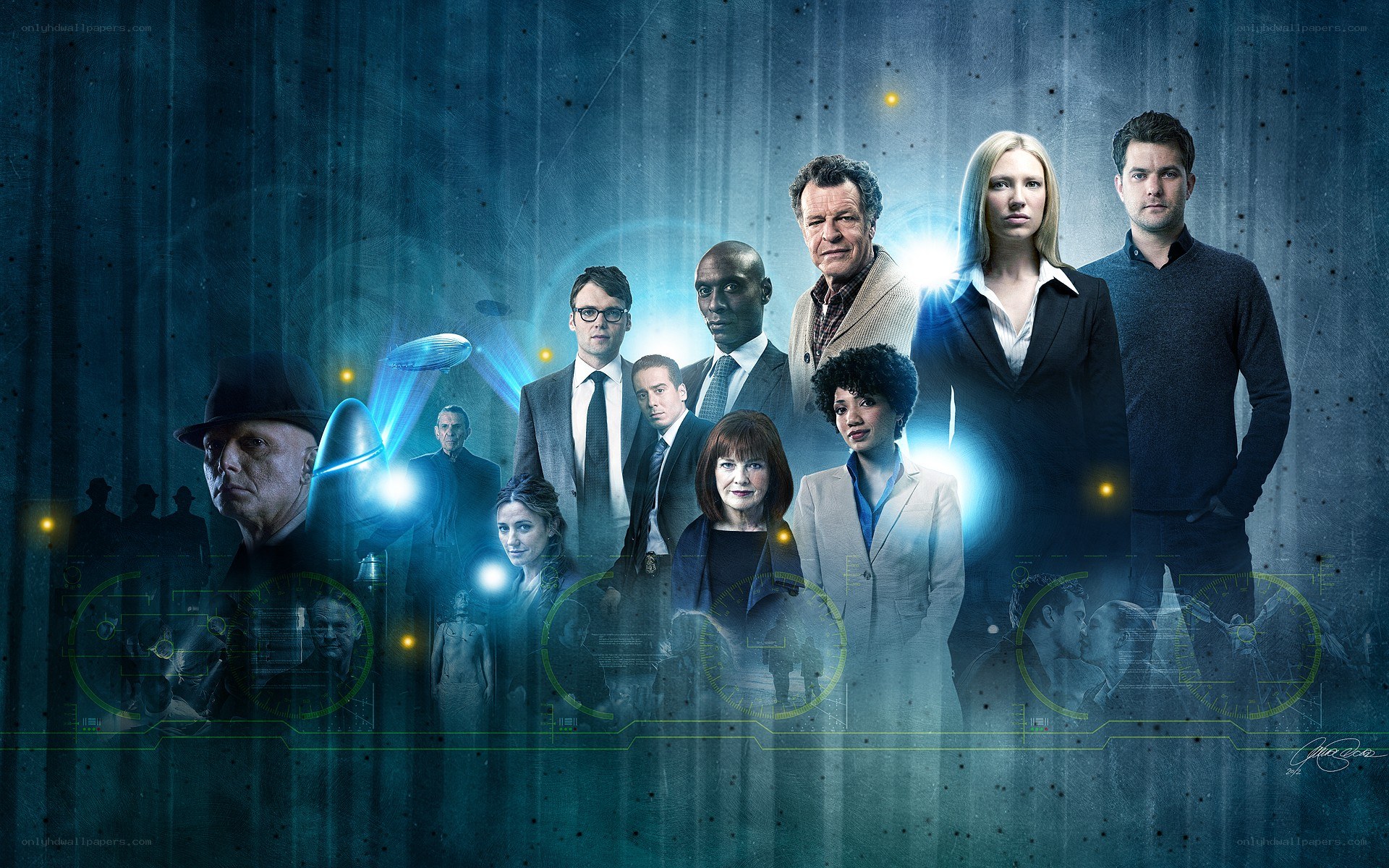 Doctor Who cast collage