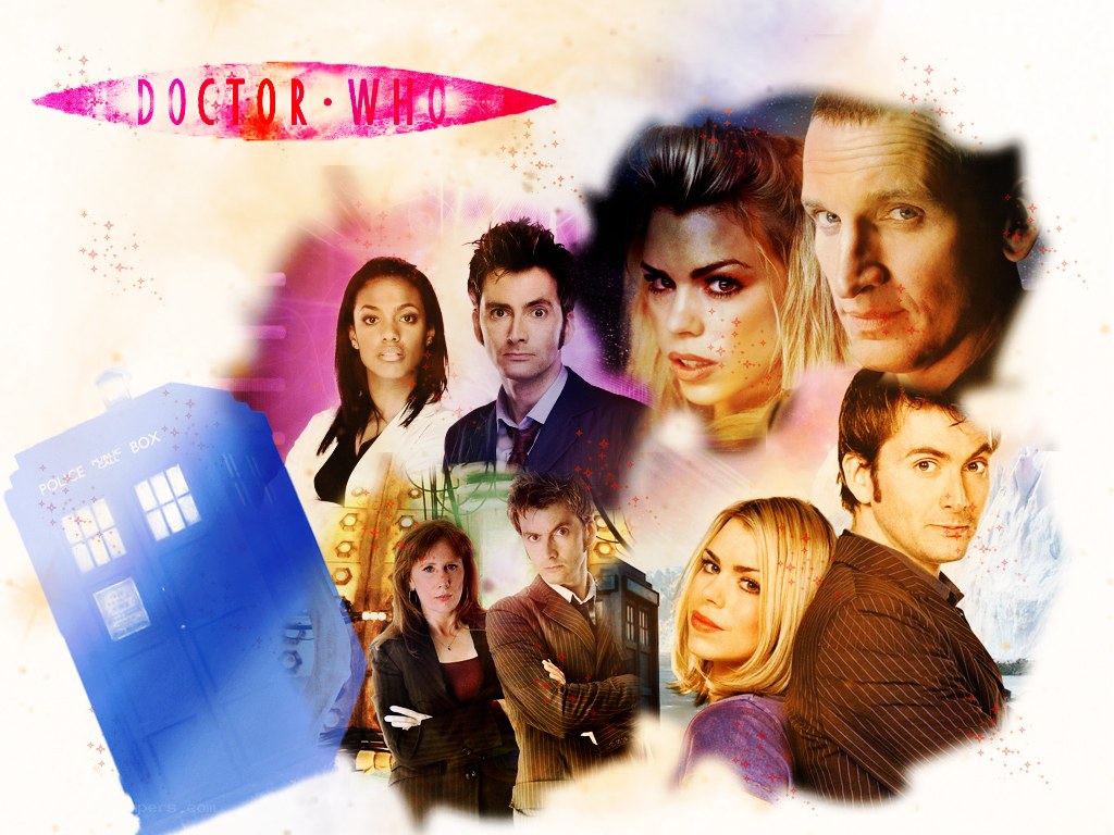 Doctor Who character collage