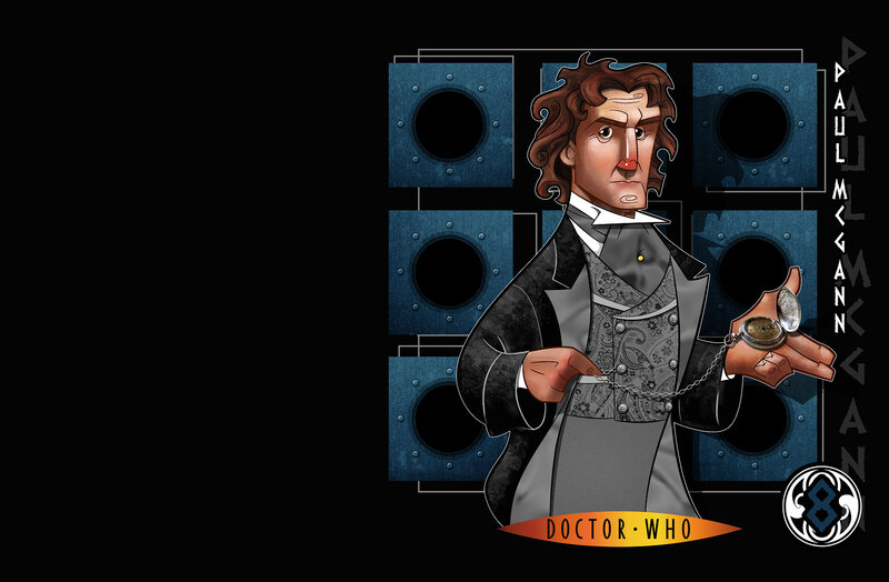 Doctor Who character illustration