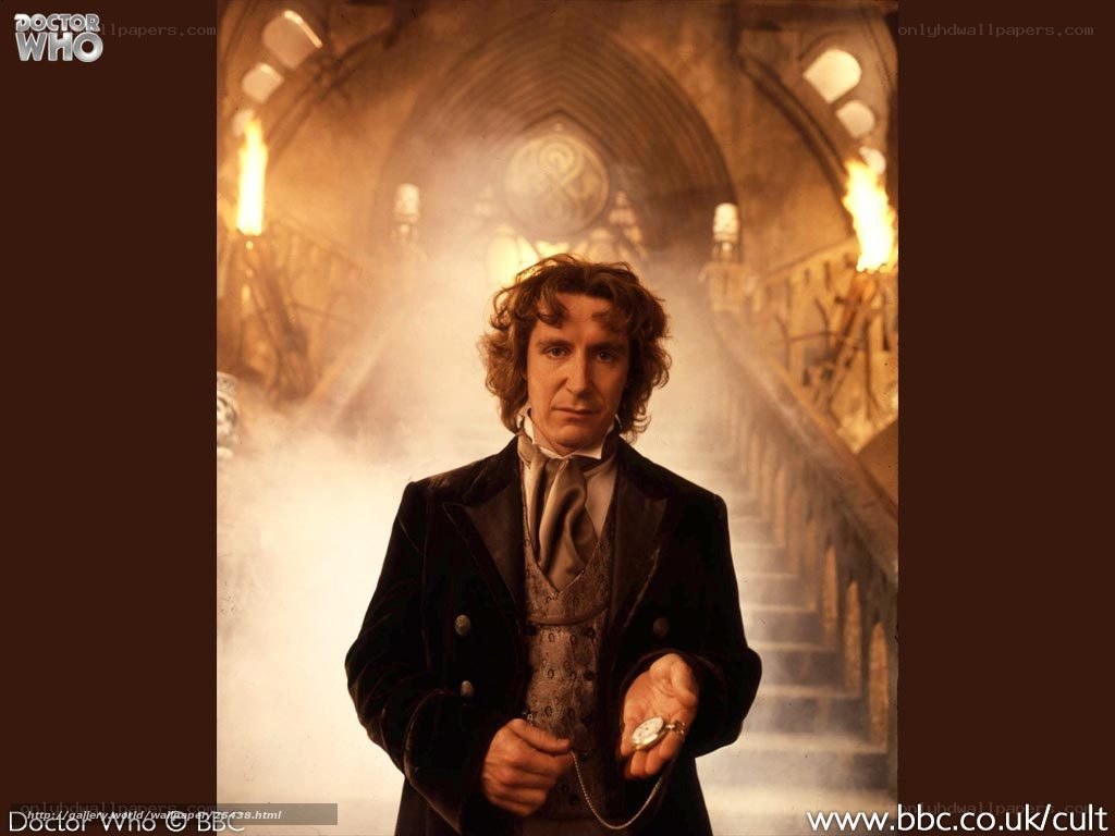 Doctor Who character in a grand hall