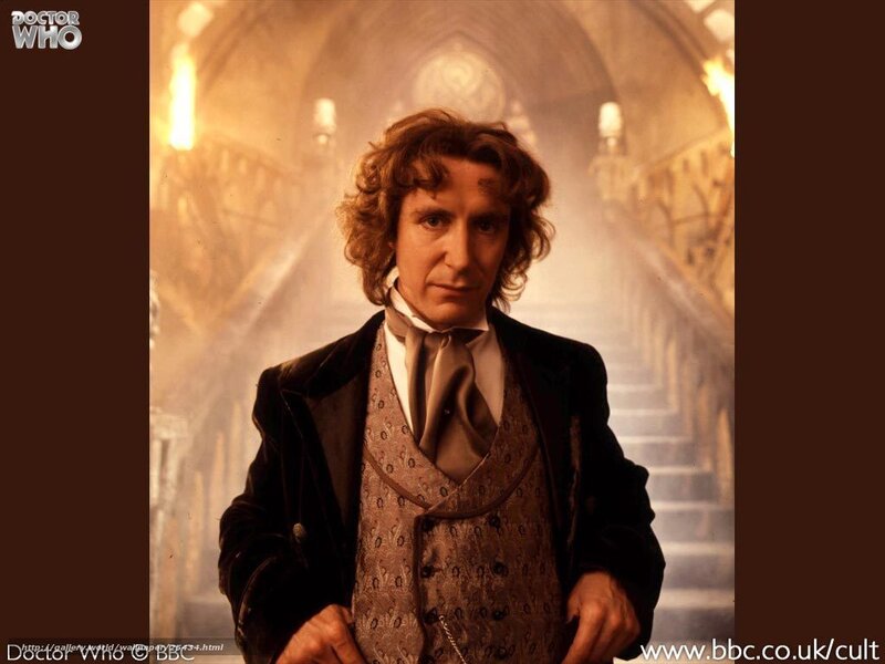 Doctor Who character in a grand hall