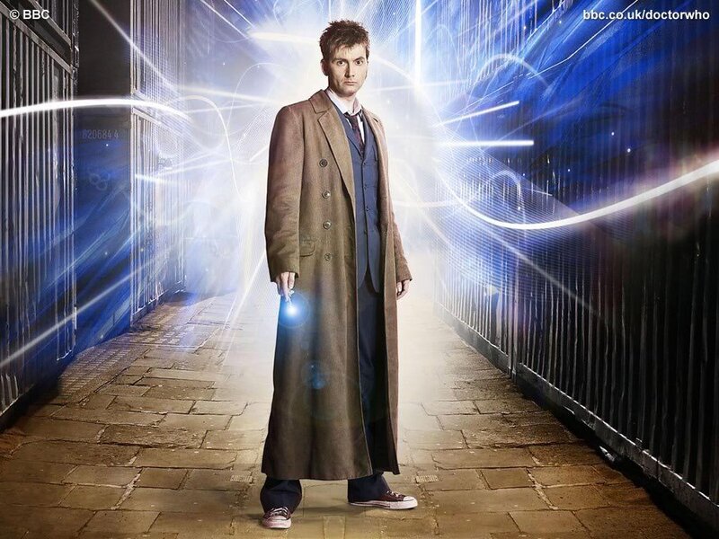 Doctor Who character in a tunnel