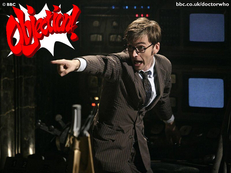Doctor Who character in action