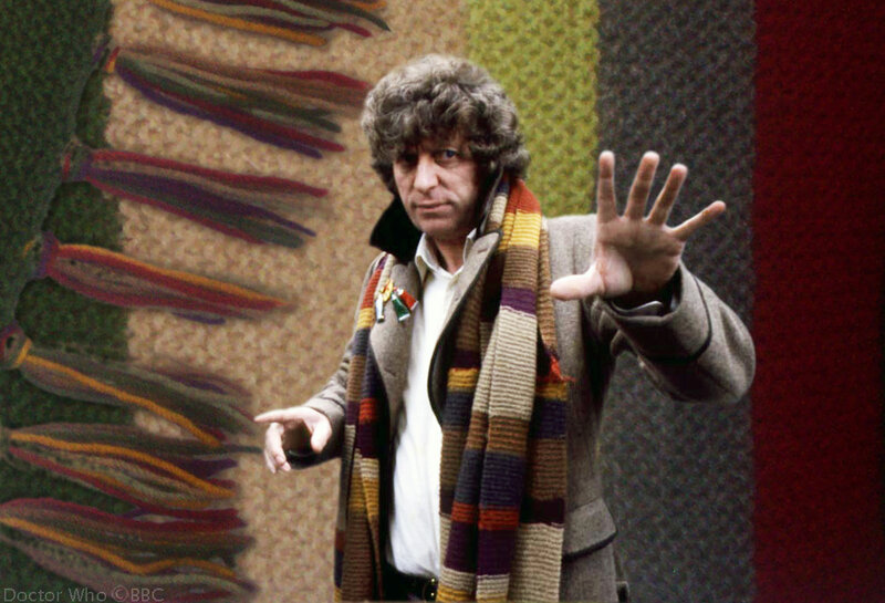 Doctor Who character in scarf
