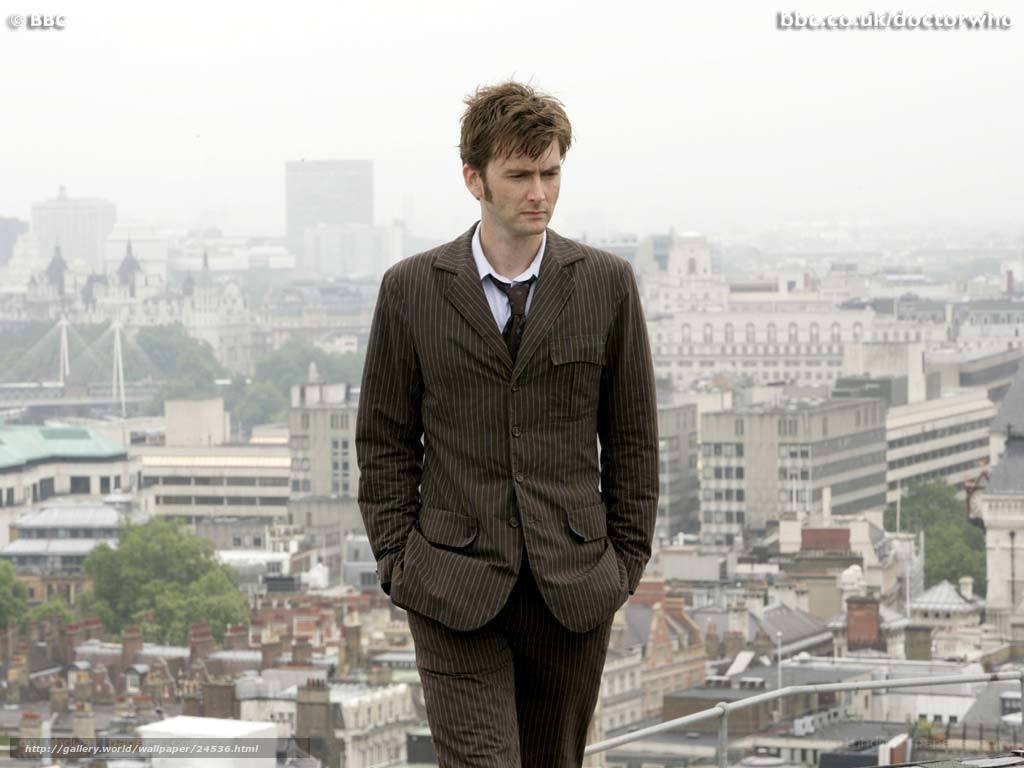 Doctor Who character on rooftop