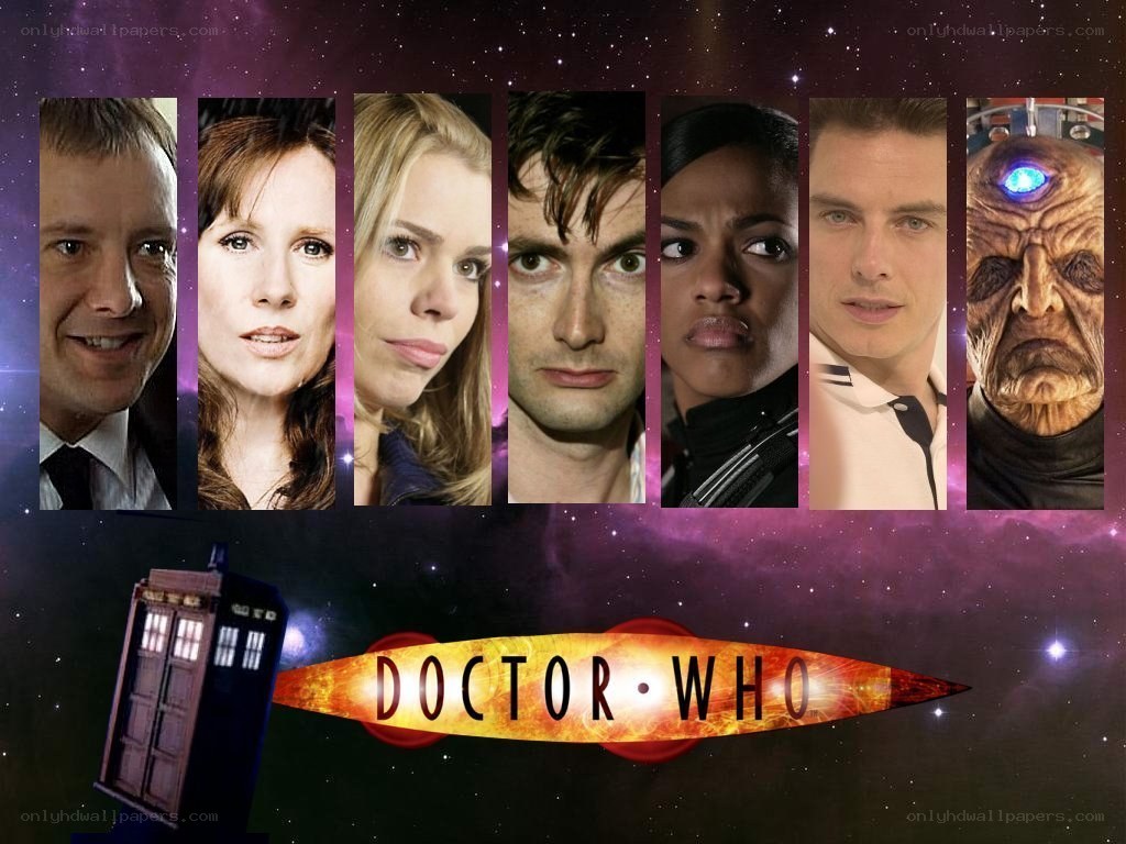 Doctor Who characters collage