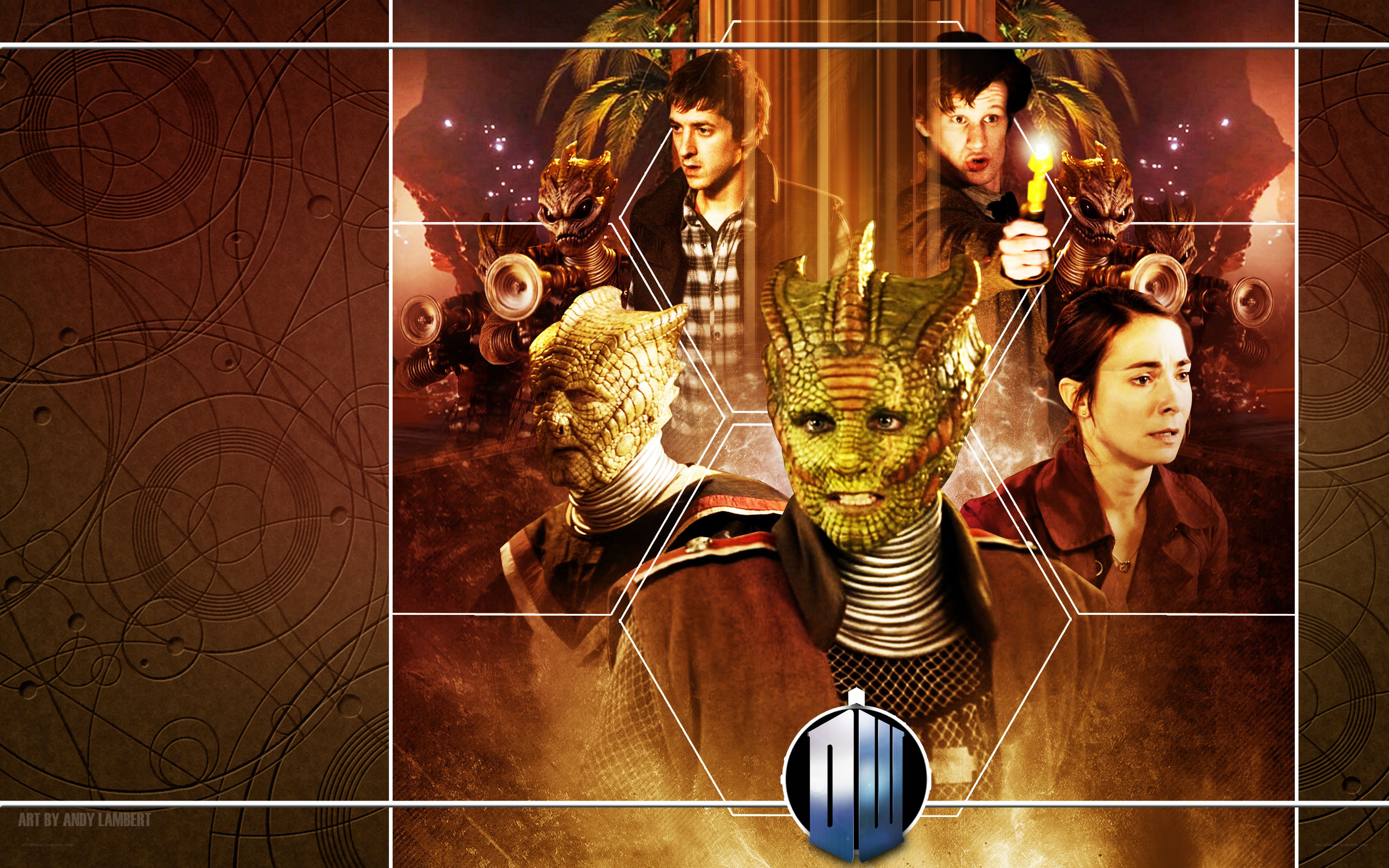 Doctor Who characters collage