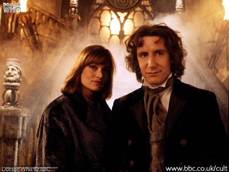 Doctor Who characters in a castle
