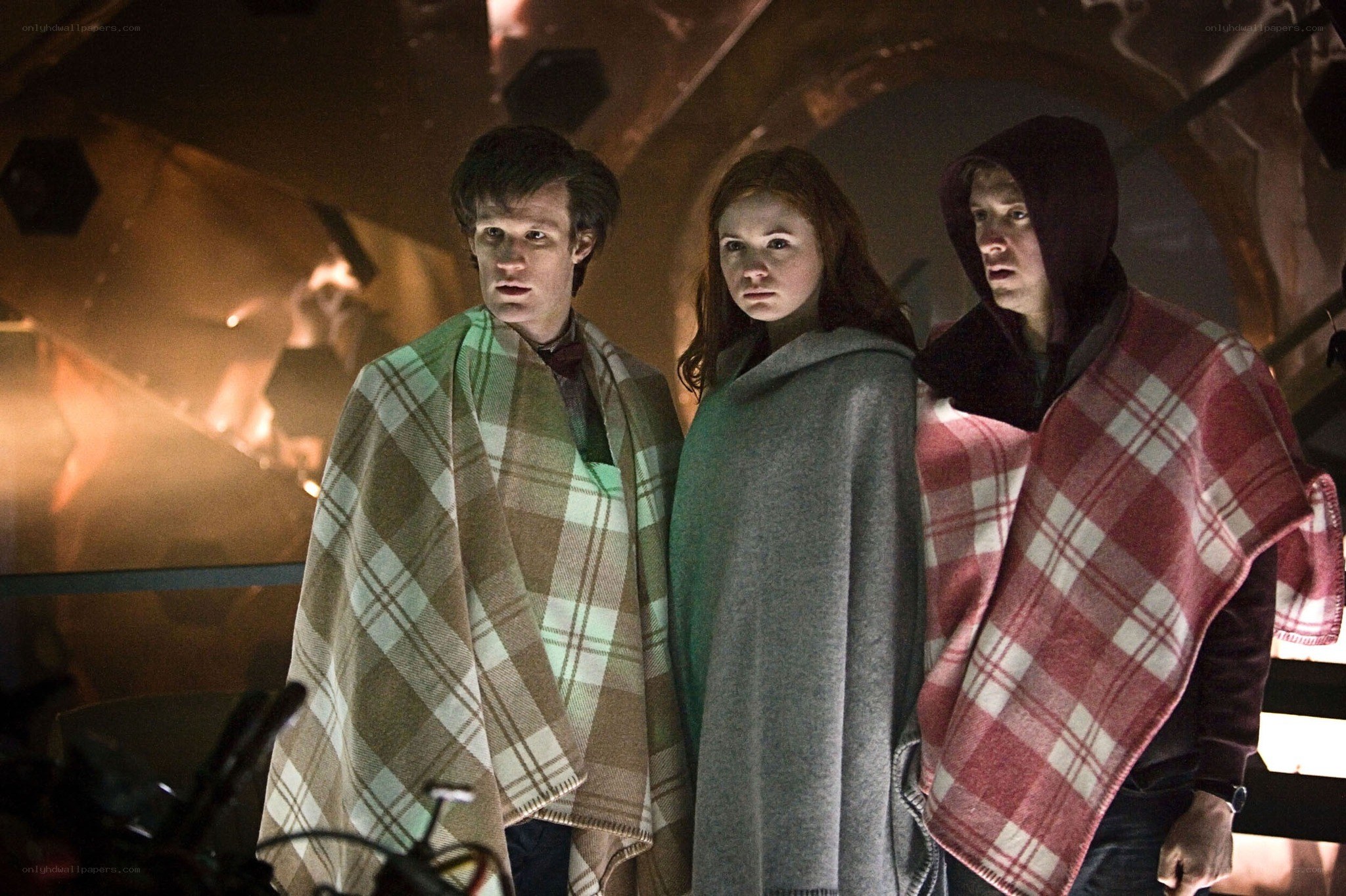Doctor Who characters in blankets