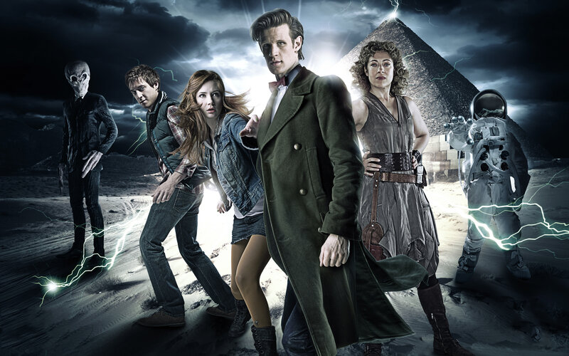 Doctor Who characters in desert