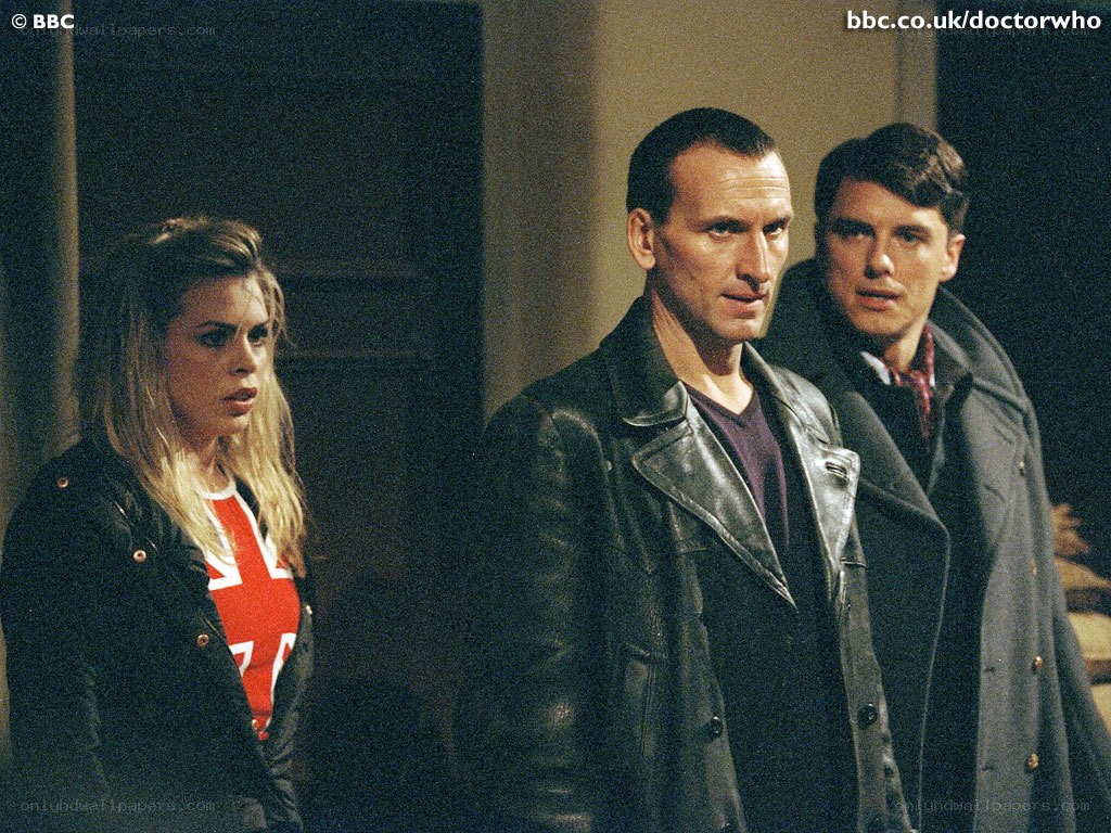 Doctor Who characters in scene