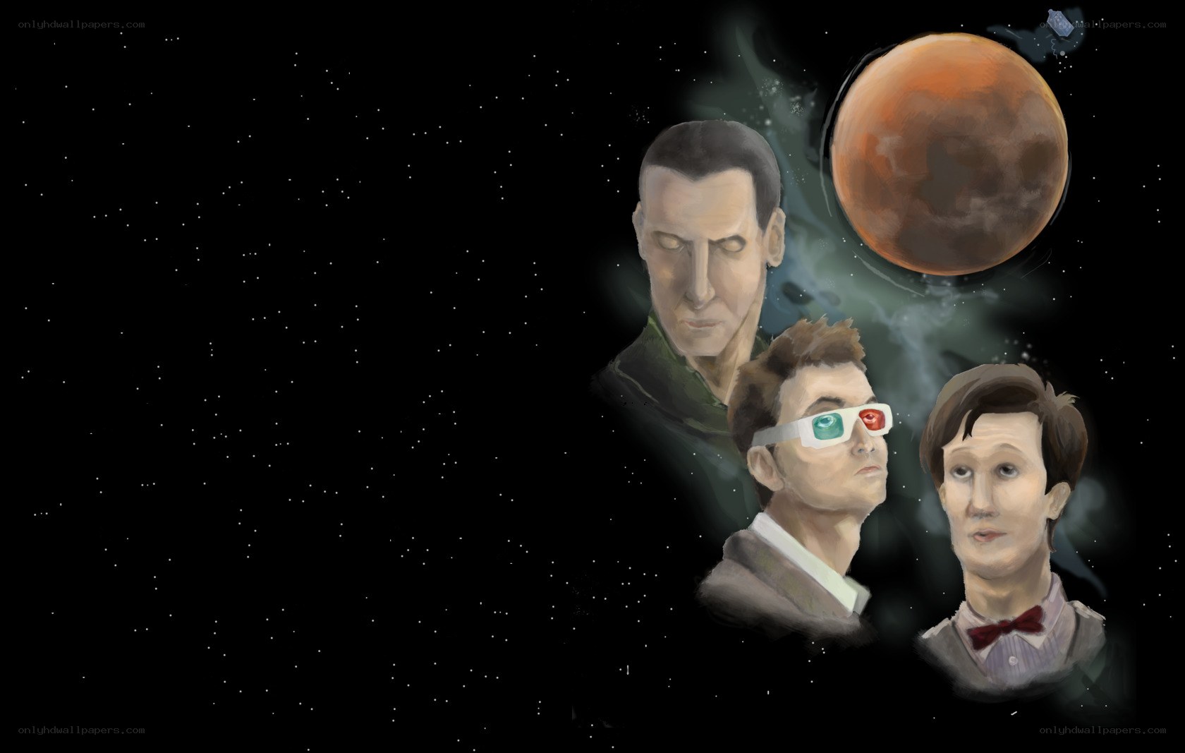 Doctor Who characters in space