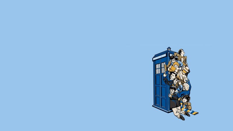 Doctor Who characters with TARDIS