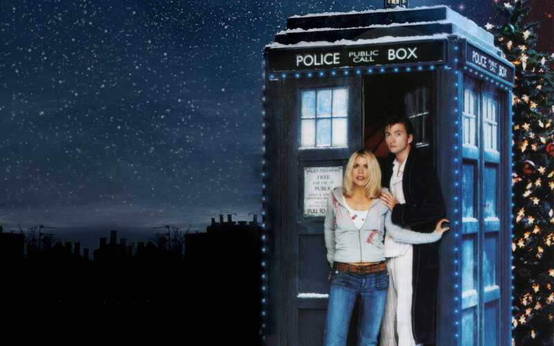 Doctor Who Christmas scene