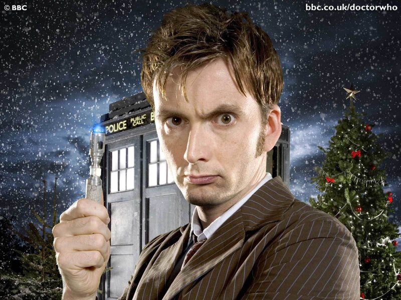 Doctor Who Christmas scene