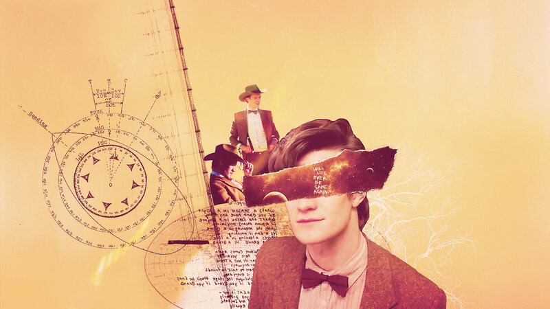 Doctor Who collage art