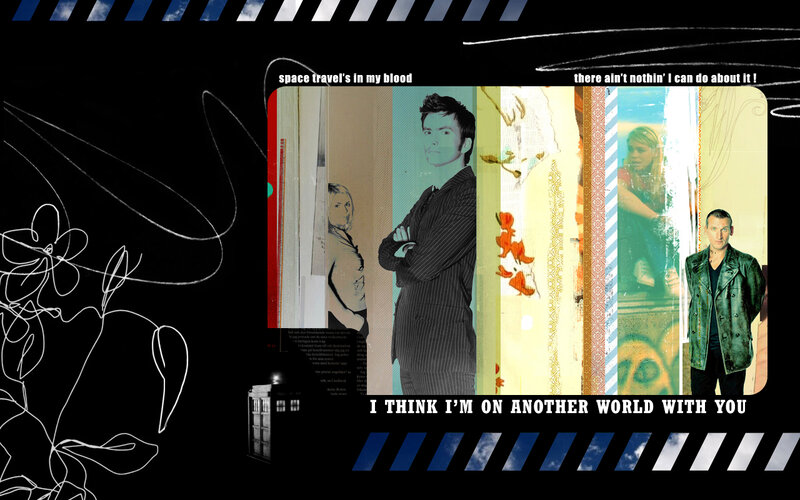 Doctor Who collage art