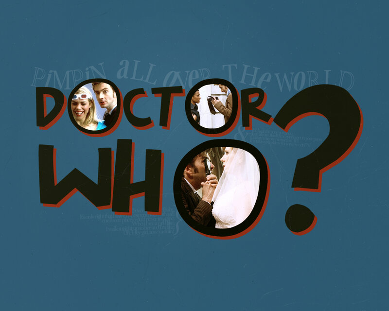 Doctor Who collage art