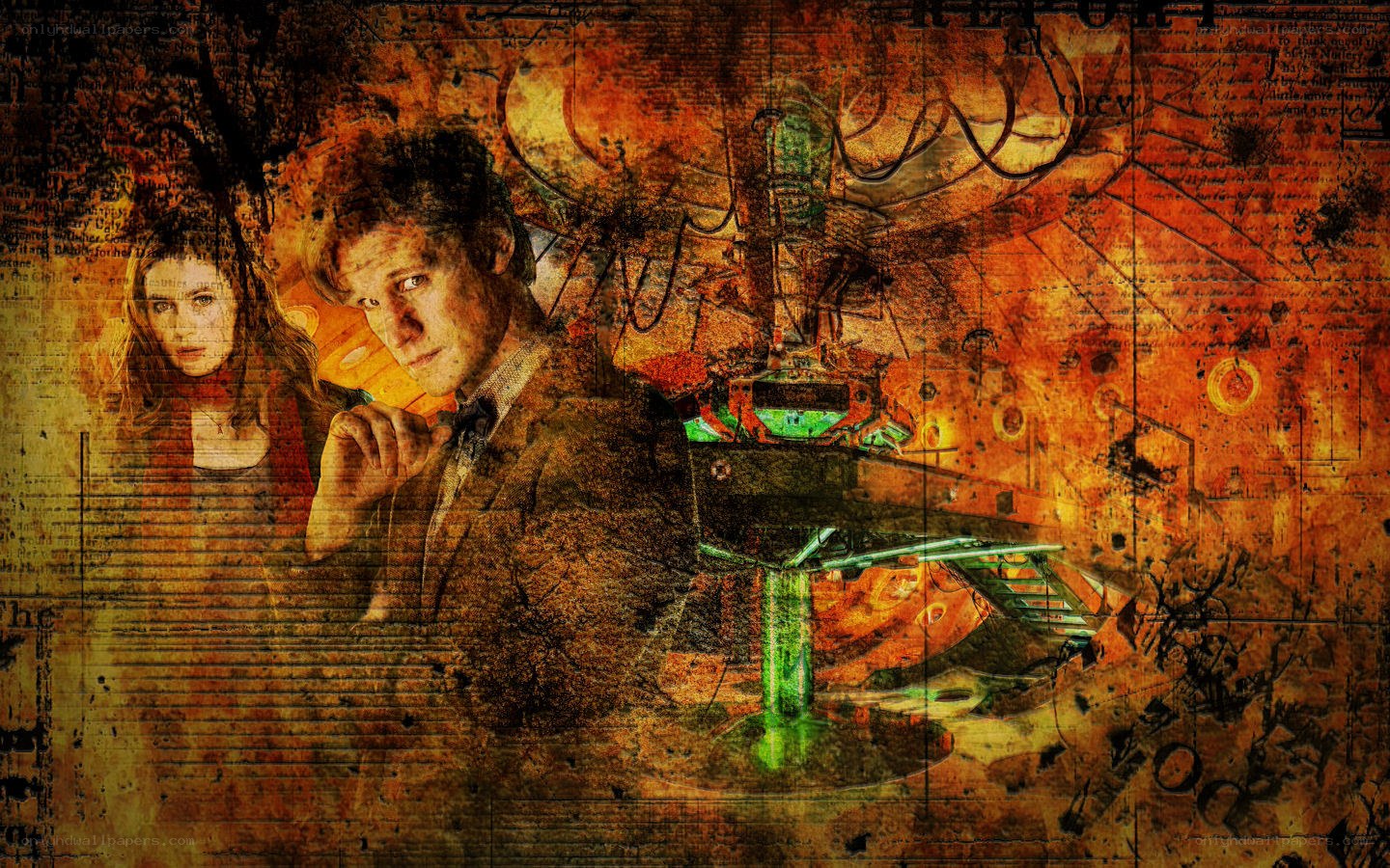 Doctor Who collage artwork