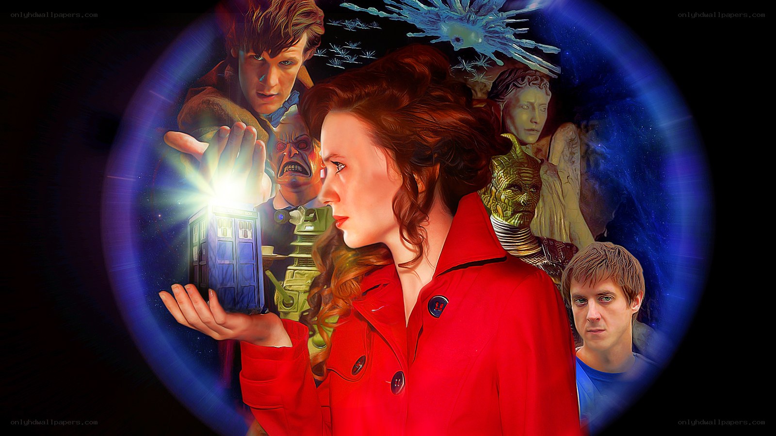 Doctor Who collage artwork