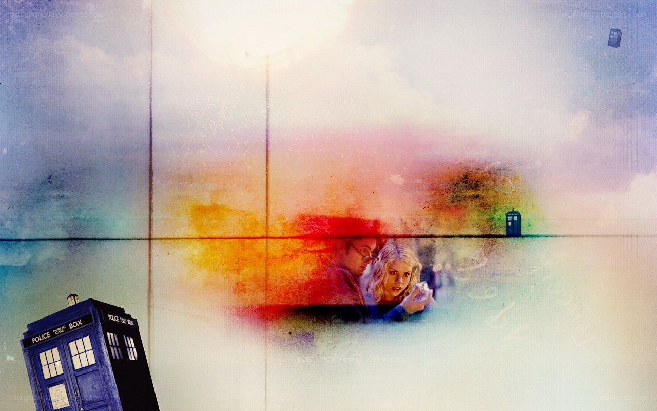 Doctor Who collage artwork