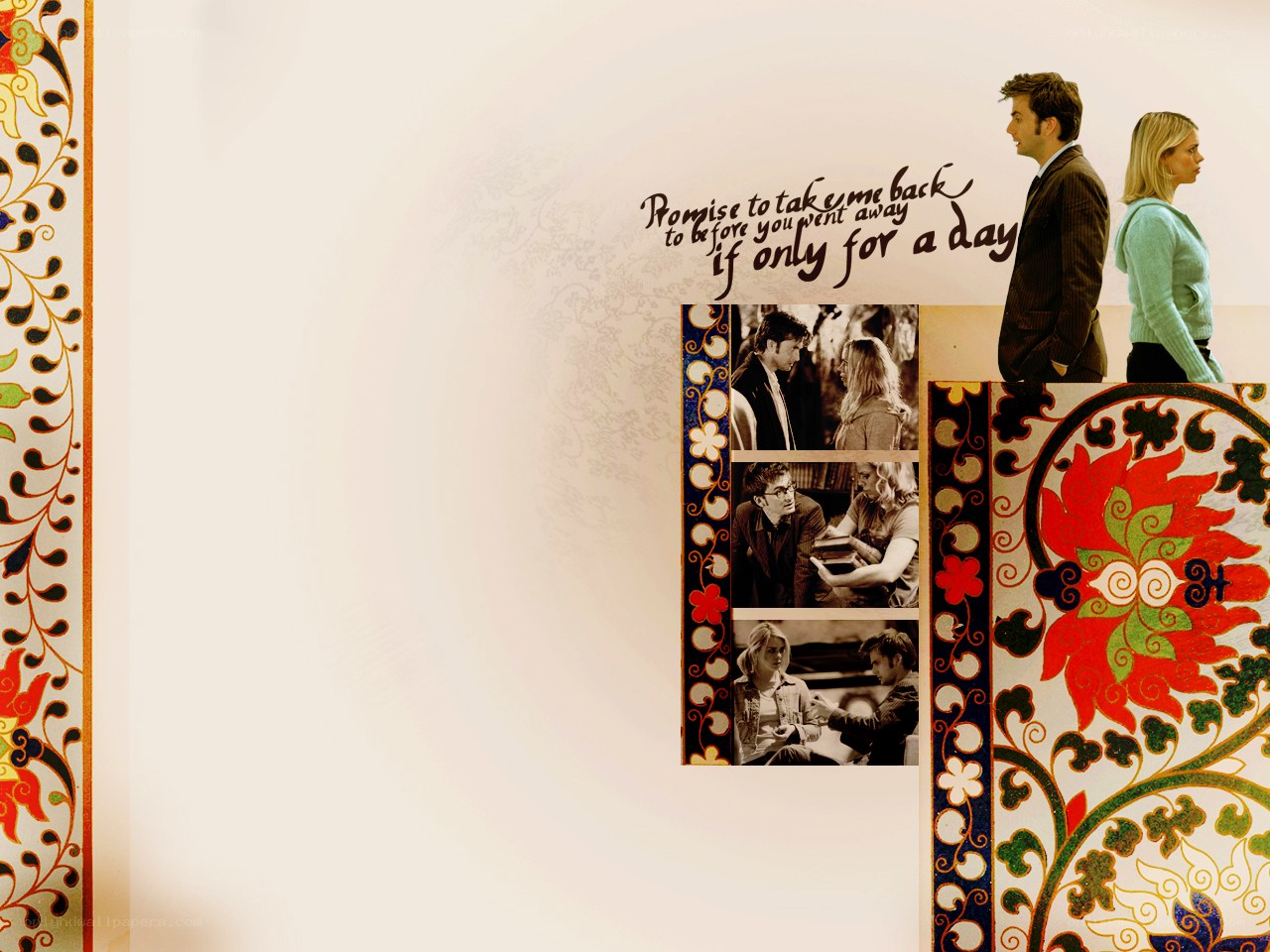 Doctor Who collage wallpaper