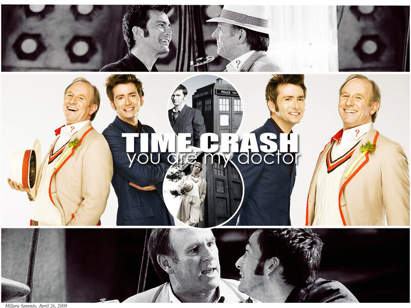 Doctor Who collage with David Tennant