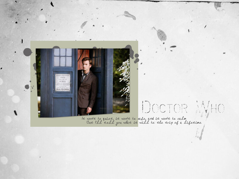 Doctor Who collage with quote