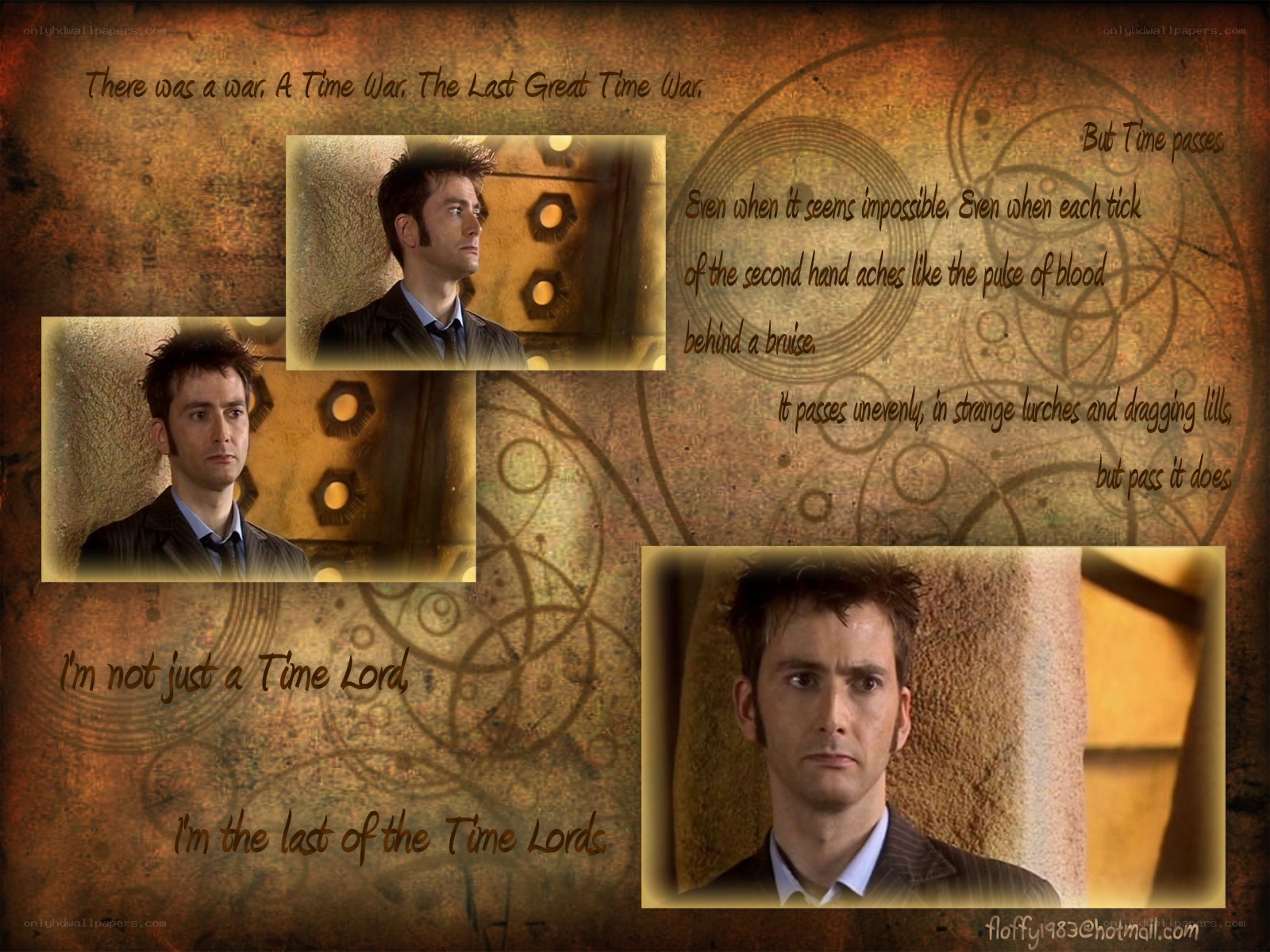 Doctor Who collage with quotes