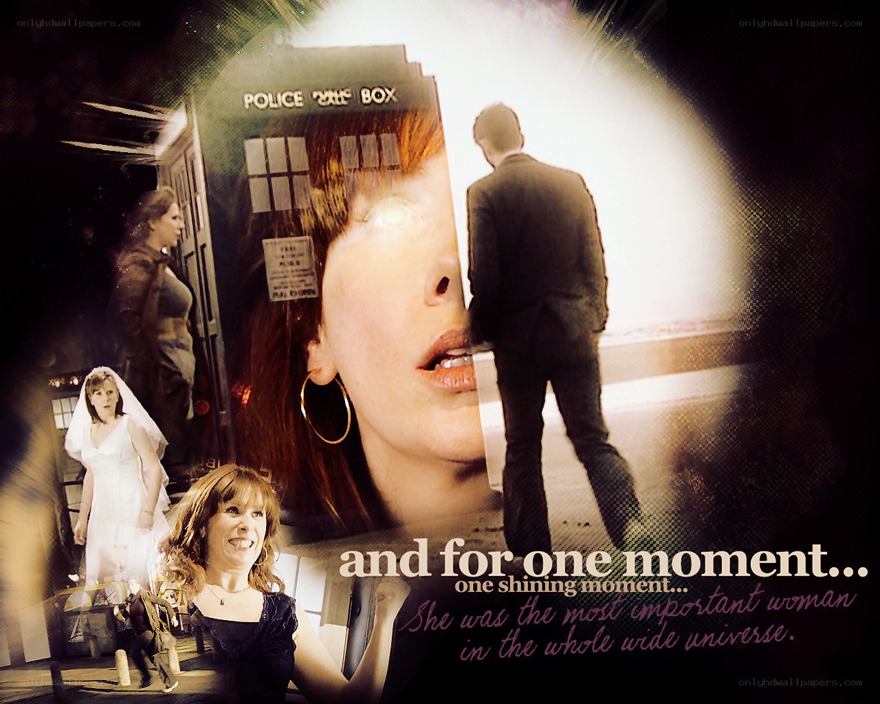 Doctor Who collage with text