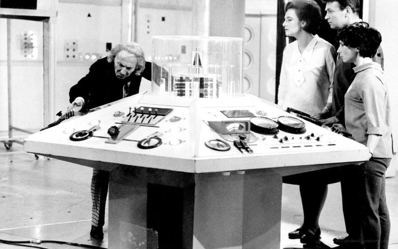 Doctor Who control room scene