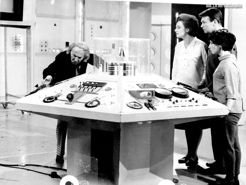 Doctor Who control room scene