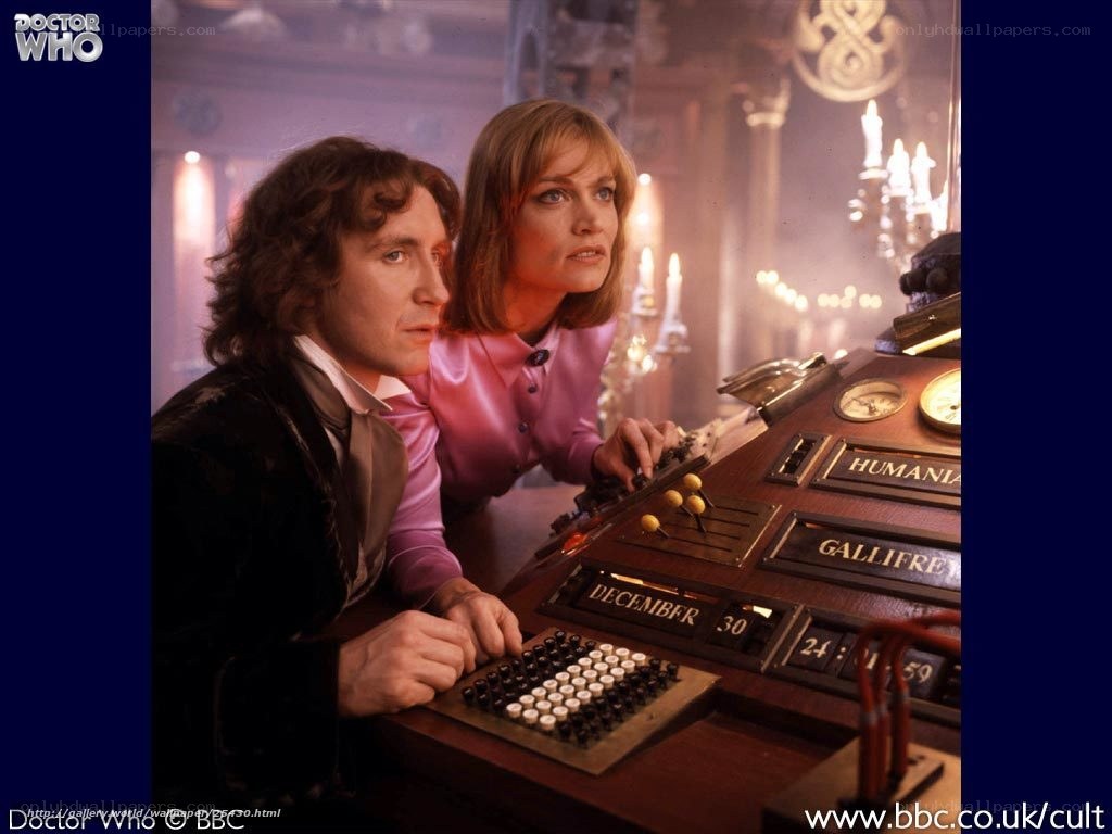Doctor Who control room scene