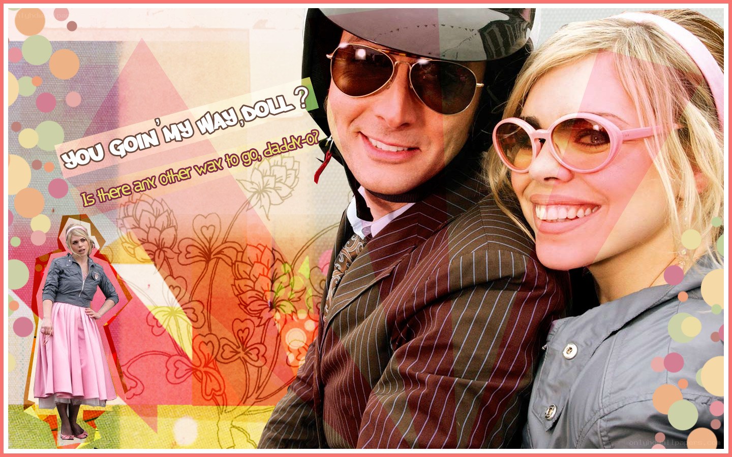 Doctor Who couple collage