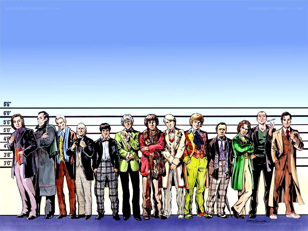 Doctor Who Doctors lineup